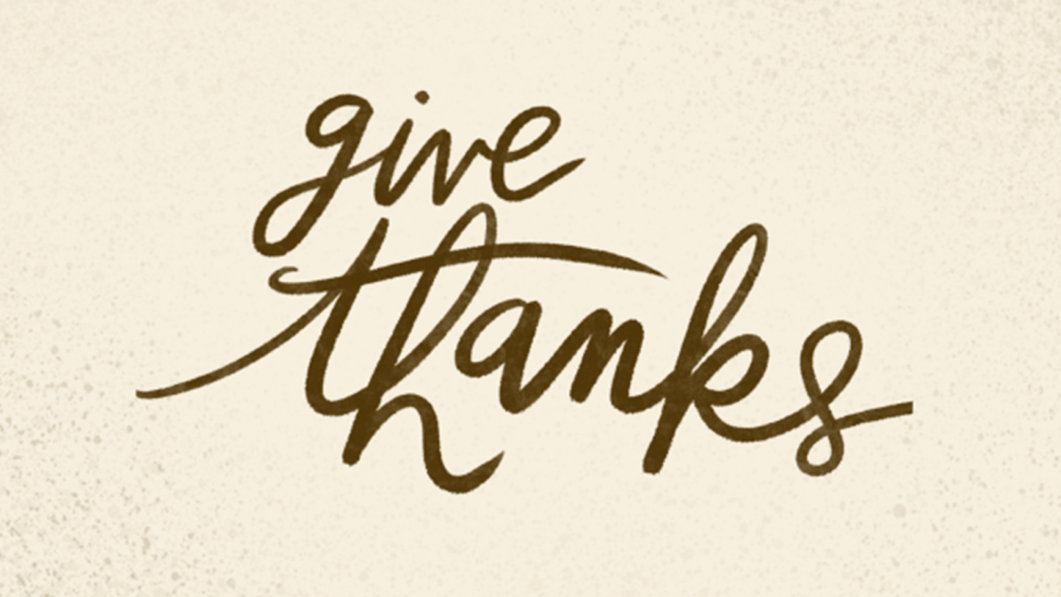 Give Thanks Series Graphic
