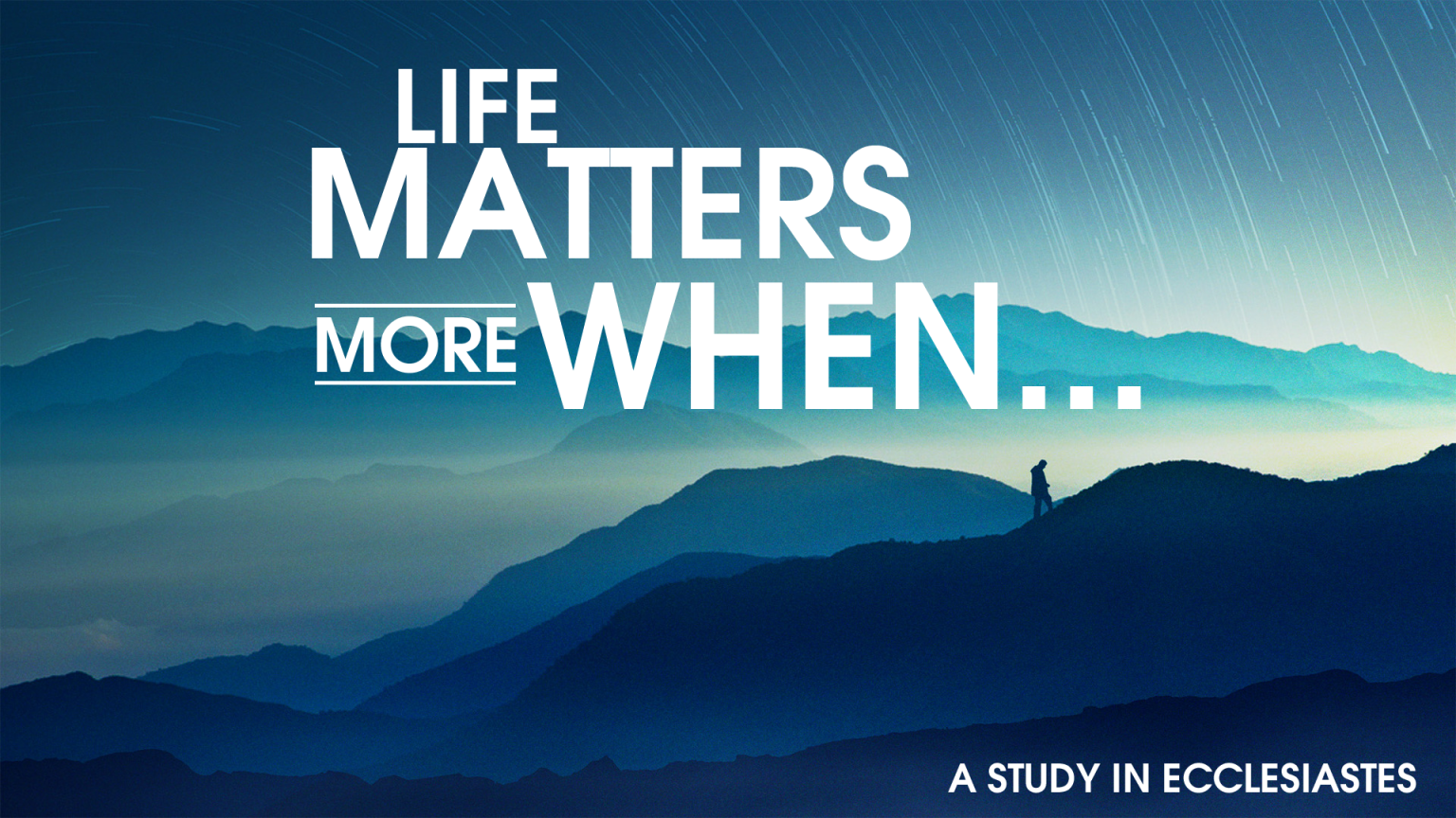 Life Matters More Series Graphic